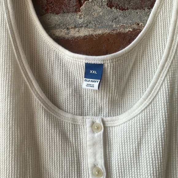 Old Navy Waffle Knit Tank Lounge Top Plus Size 2xl - Picture 4 of 5